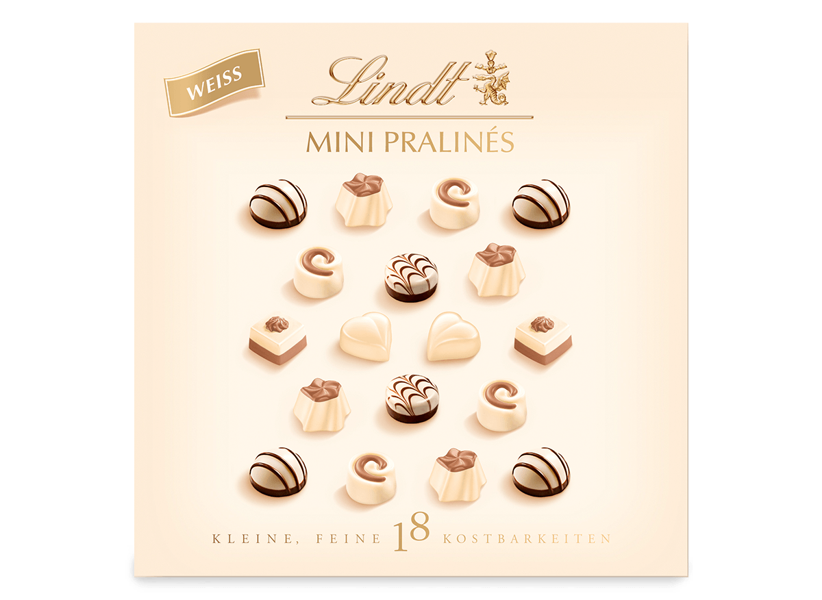 MINI PRALINÉS Weiß, 90g