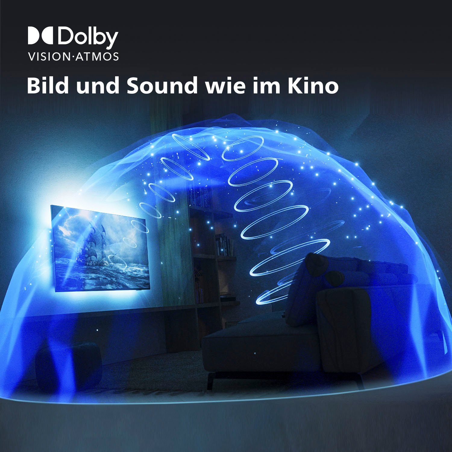 Philips 55PUS8108/12 LED-Fernseher (139 cm/55 Zoll, 4K Ultra HD, Smart-TV)