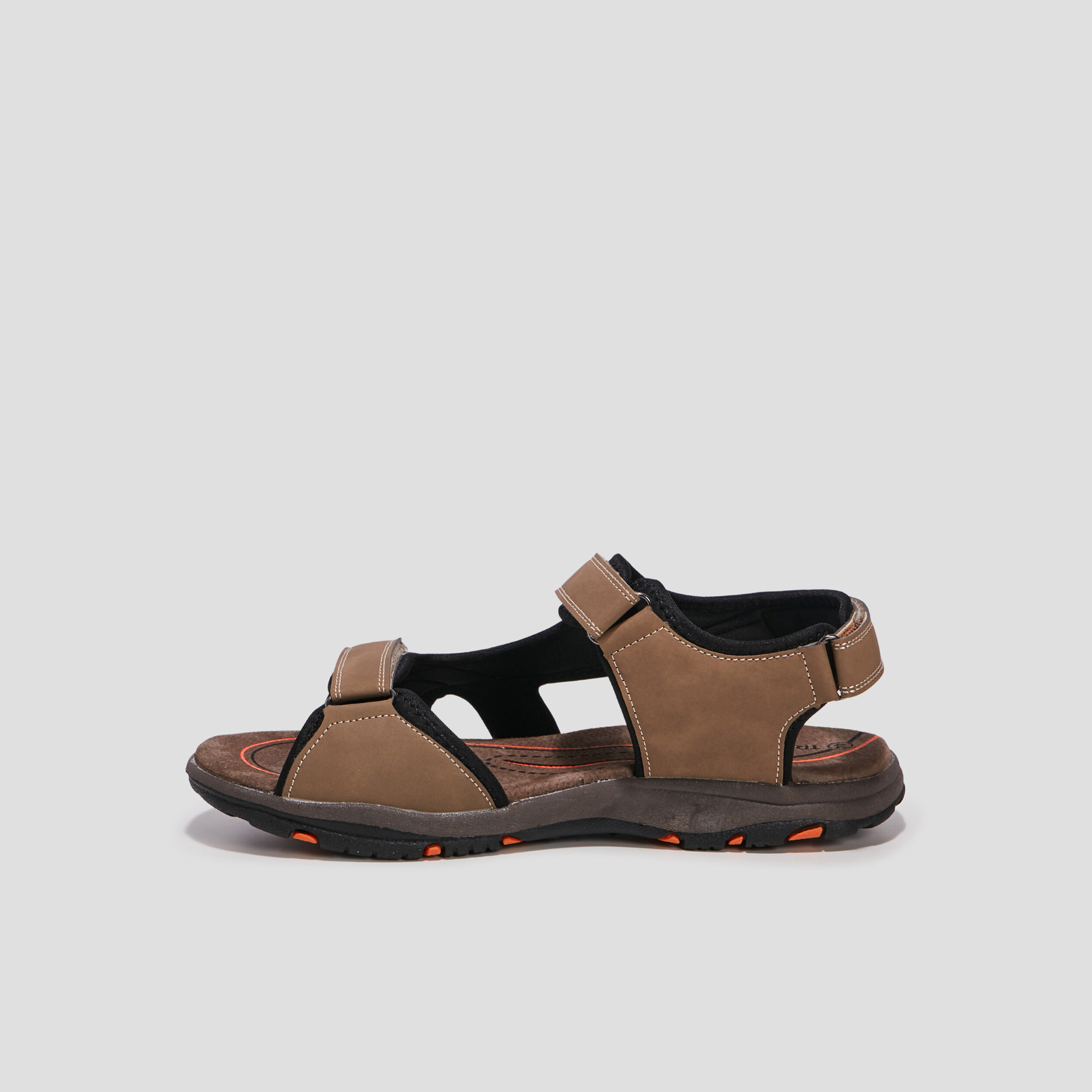 Sandales à scratchs beige homme | La Halle