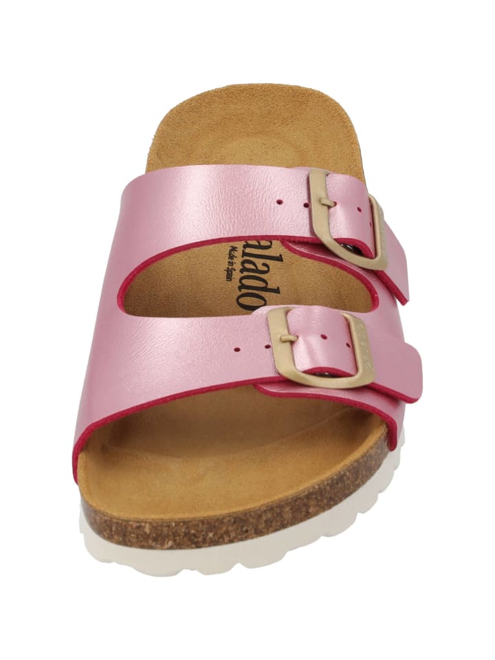 palado Pantoletten in Pink Metallic günstig kaufen