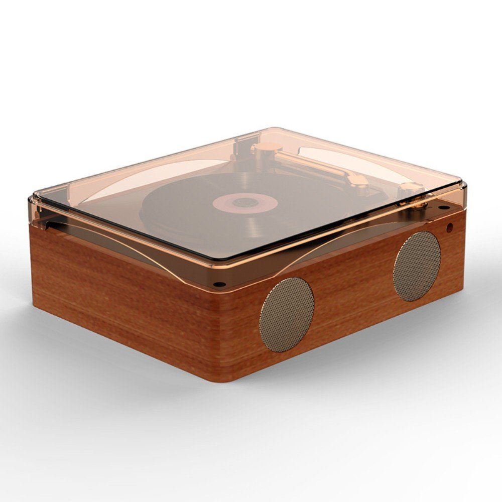 Suzakuin Stilvolle Retro CD-Musikanlage mit Bluetooth - Kompakt und Vielseitig CD-Player