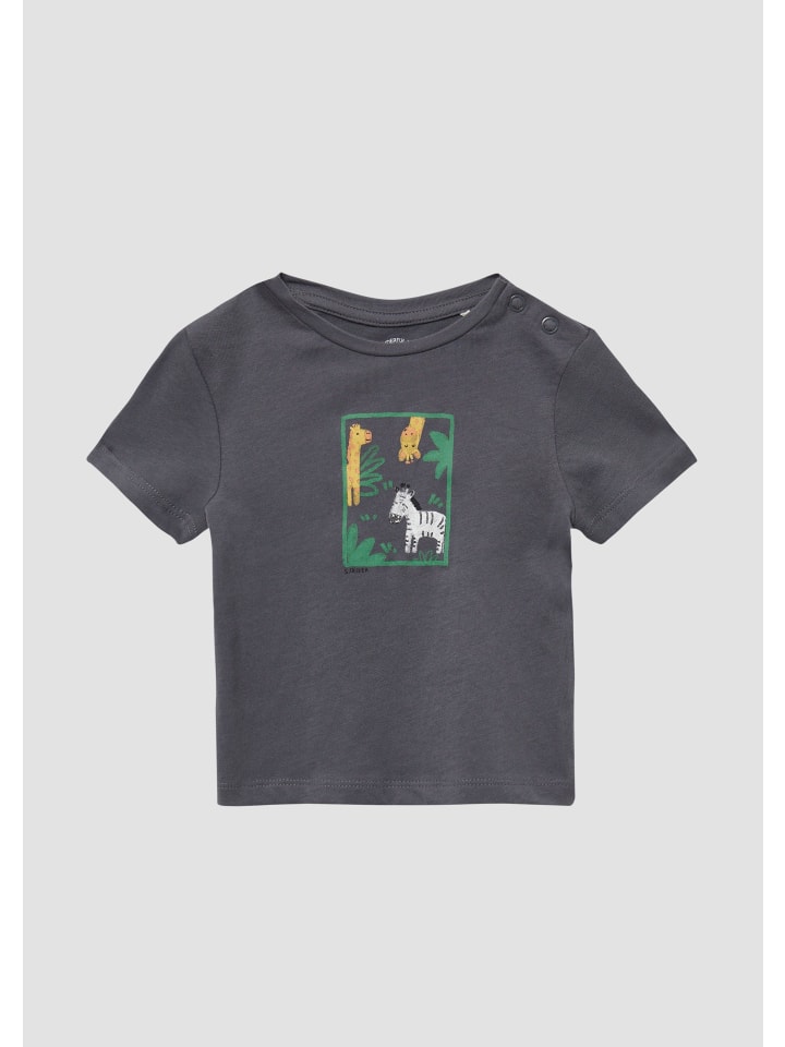 s.Oliver T-Shirt kurzarm in Grau günstig kaufen