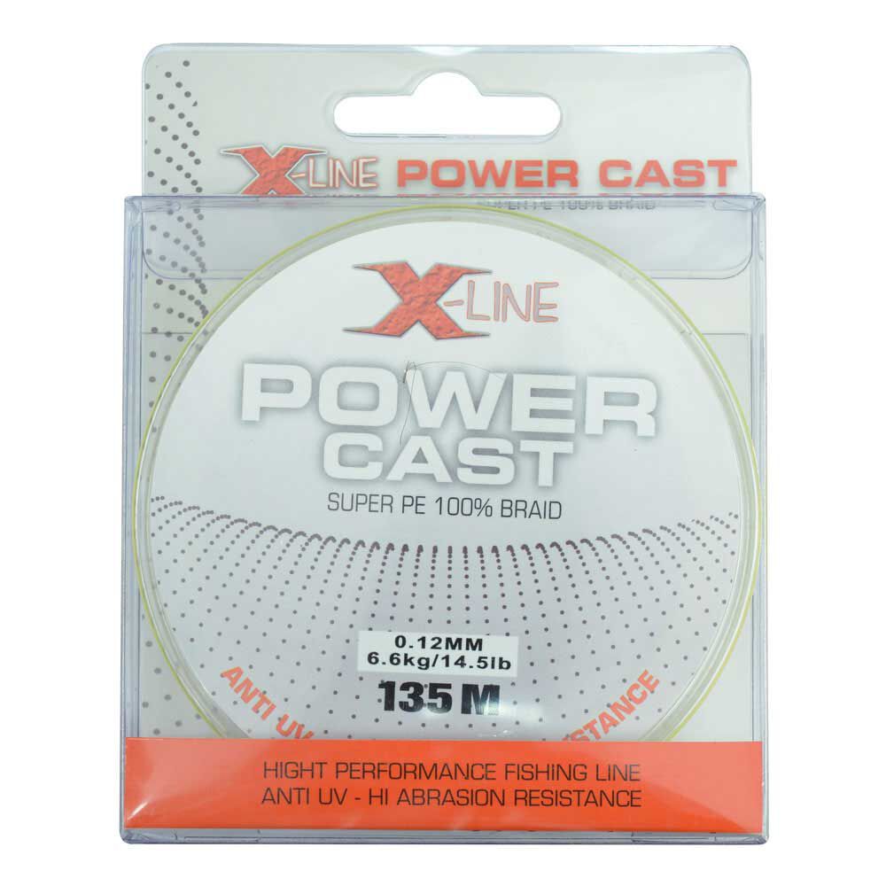 Tresse X-Line Power Cast Yellow 4 Brins 135m