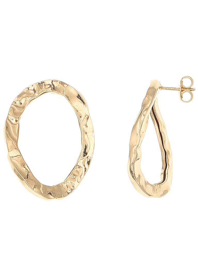 Casa Jewelry Emma gold-plated stud earrings