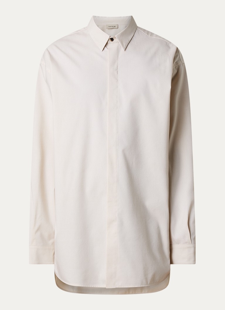 Košile Fear of God s odvětrávaným oversized střihem z vlněné směsi