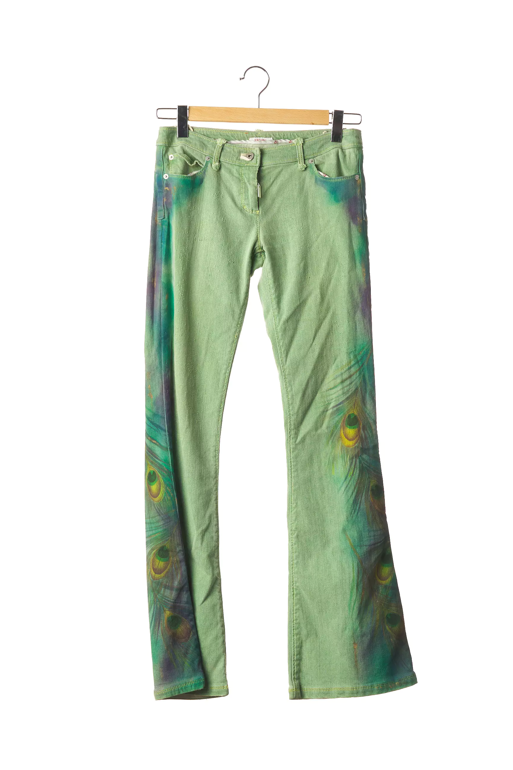 Voyage Pantalons Flare Femme couleur vert