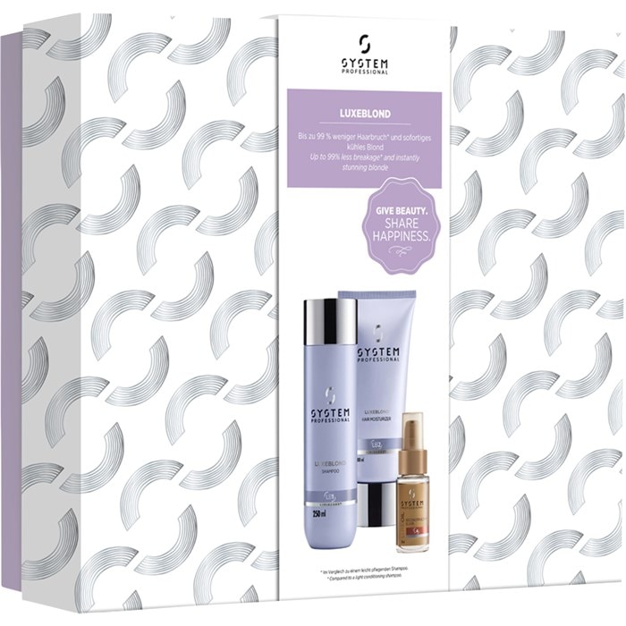 Luxeblond Geschenkset von System Professional Lipid Code
