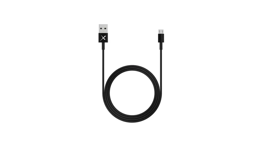 Xlayer Kabel Colour Line Micro USB to USB 1m Black