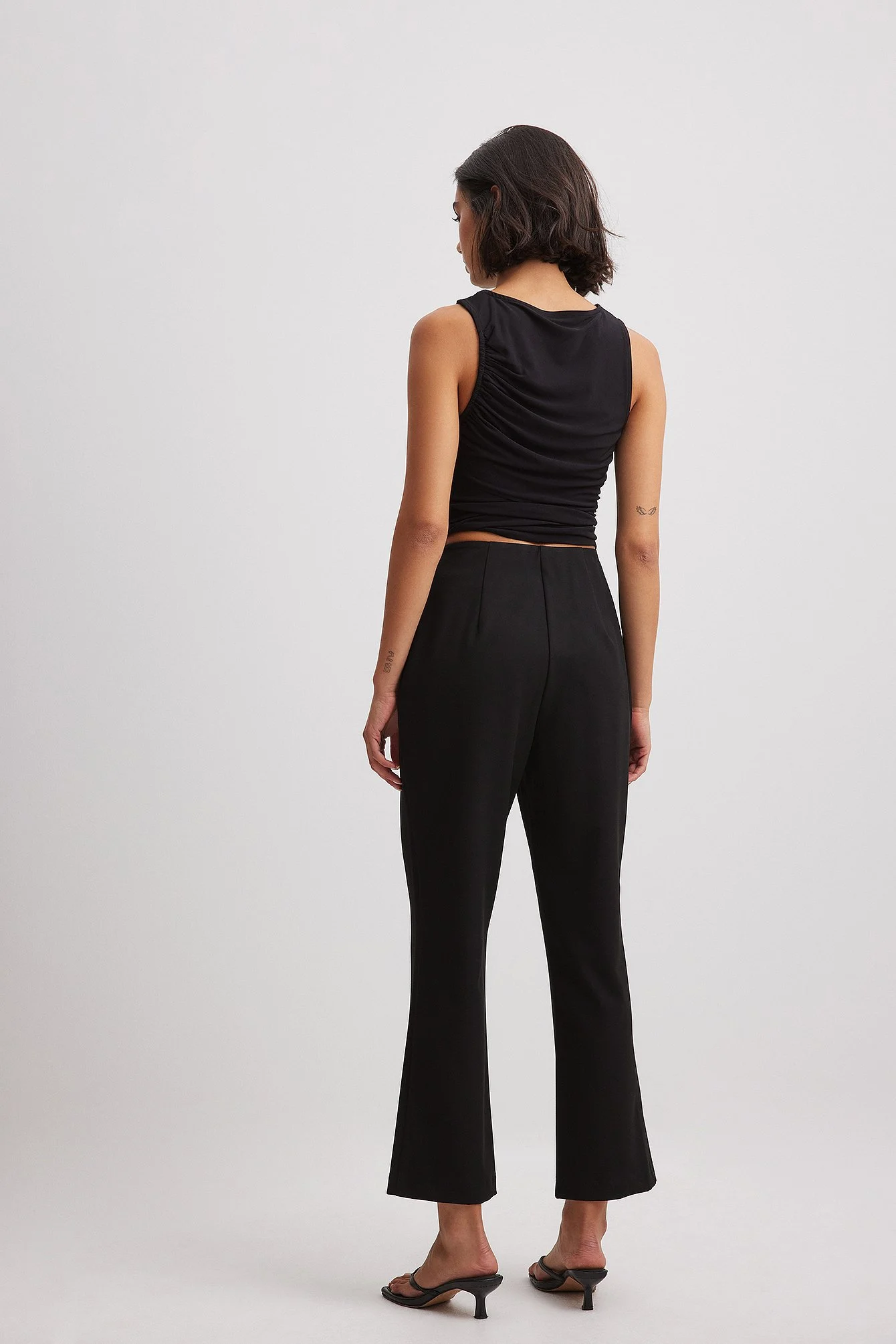Schlaghose mit hoher Taille