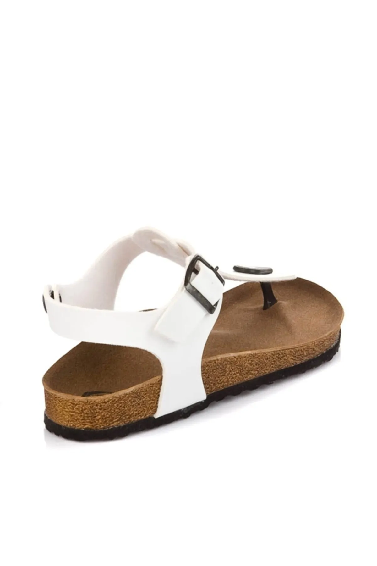 Fox Shoes  Weiße Damensandalen B777805009