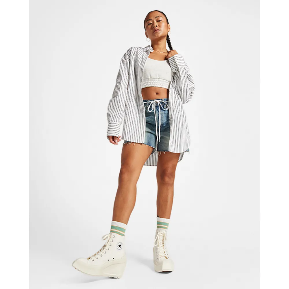 Converse Chuck 70 De Luxe Wedge WMNS Egret A06479C / weiss