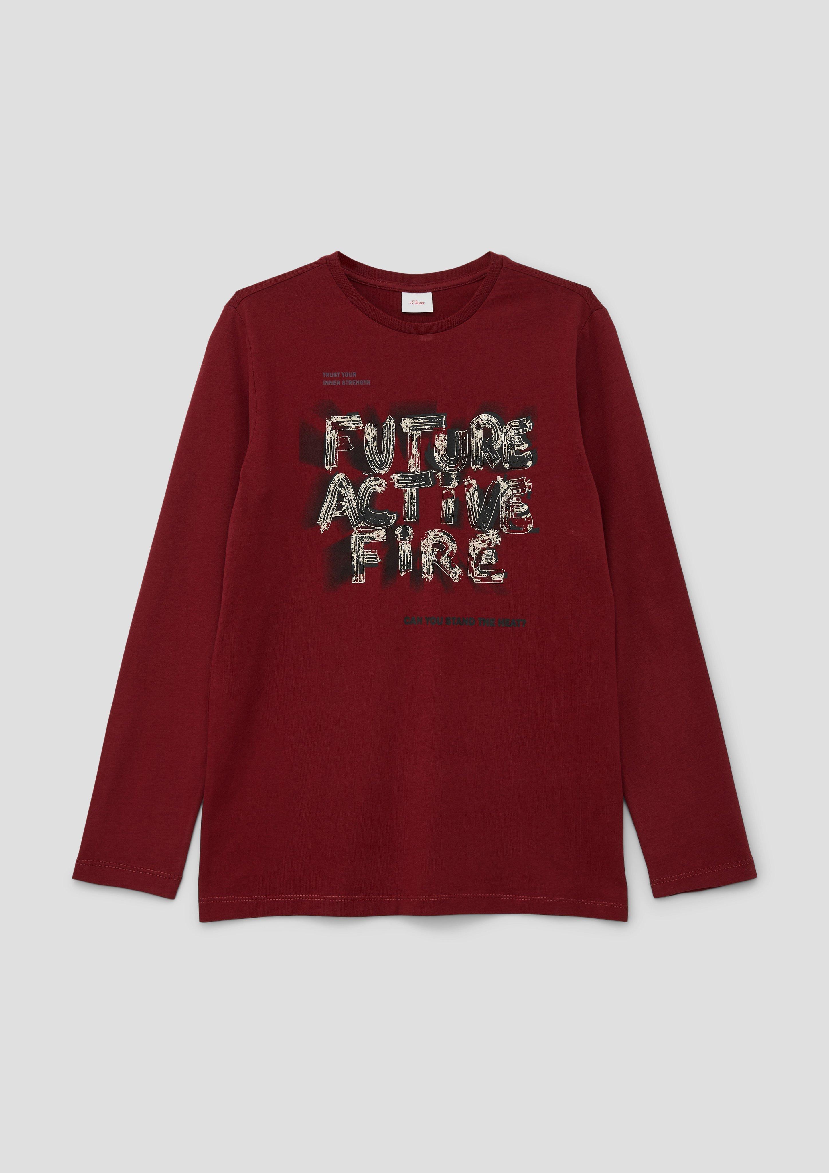 Longsleeve mit Statement-Print  2137542-3865