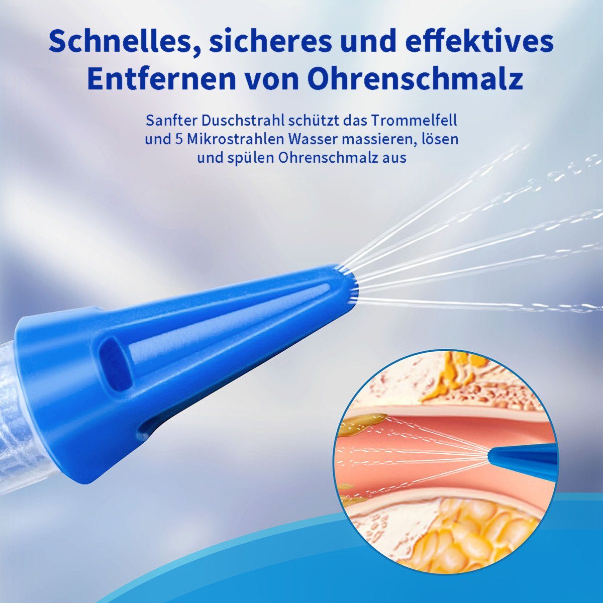 götäzer Ohrenreiniger Drahtloser visueller Ohrreiniger, intelligentes 500-W-Endoskop, Hochpräzise Ohrenschmalzreinigung ohne Beschädigung des Gehörgangs