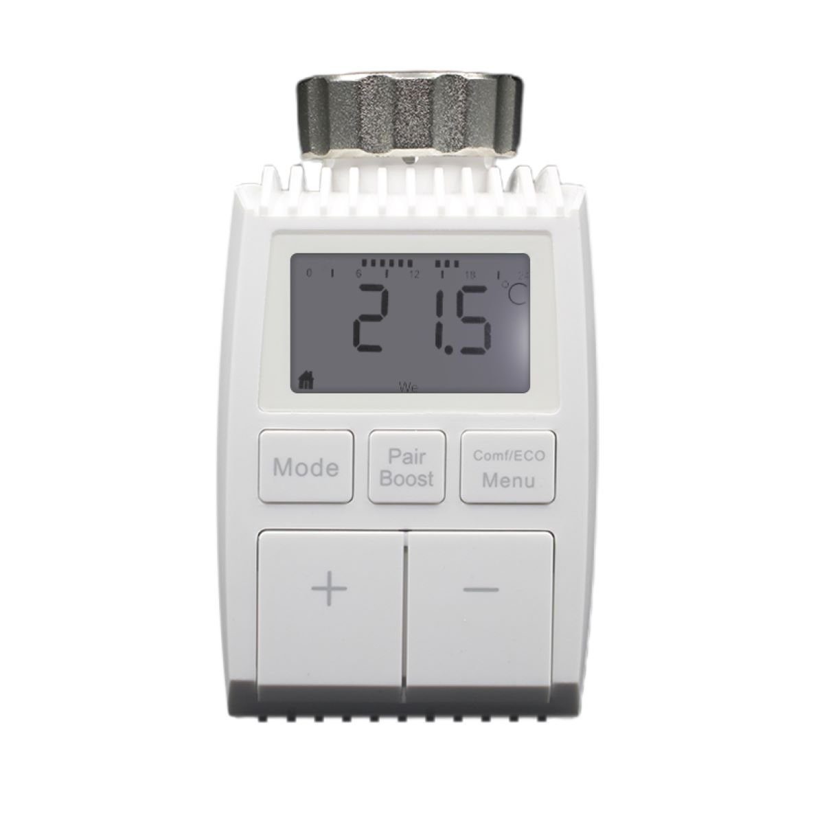Hyrican Heizkörperthermostat programmierbar, mit Tag/Woche/Wochenend-Planer, Frostschutz, Nachtabsenkung