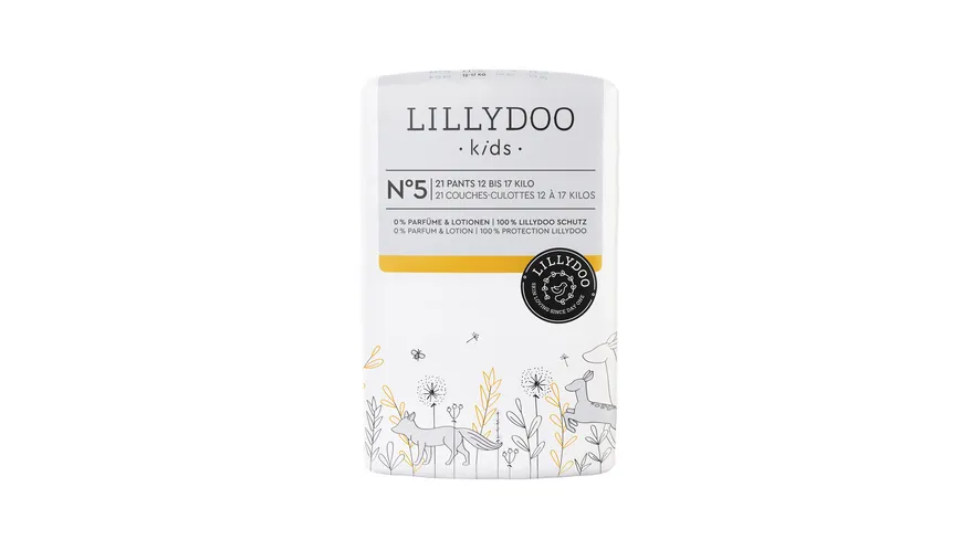 LILLYDOO hautfreundliche Pants Gr. 5 (12-17 kg), 21 Stück