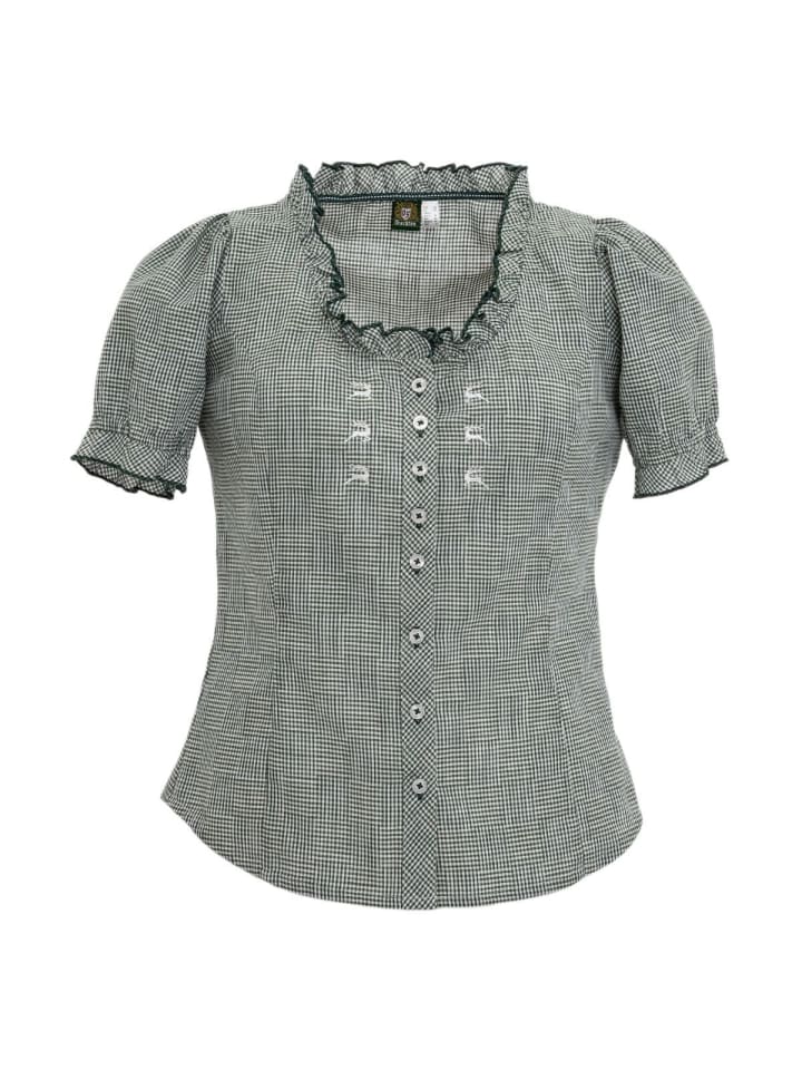 OS-Trachten Bluse 451000-3515 in trachtengrün günstig kaufen