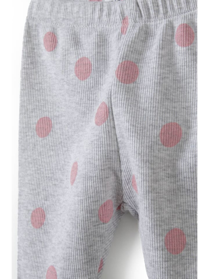 Minoti 2tlg. Set: Longsleeves & Leggings 24fleece23 in hellpink günstig kaufen