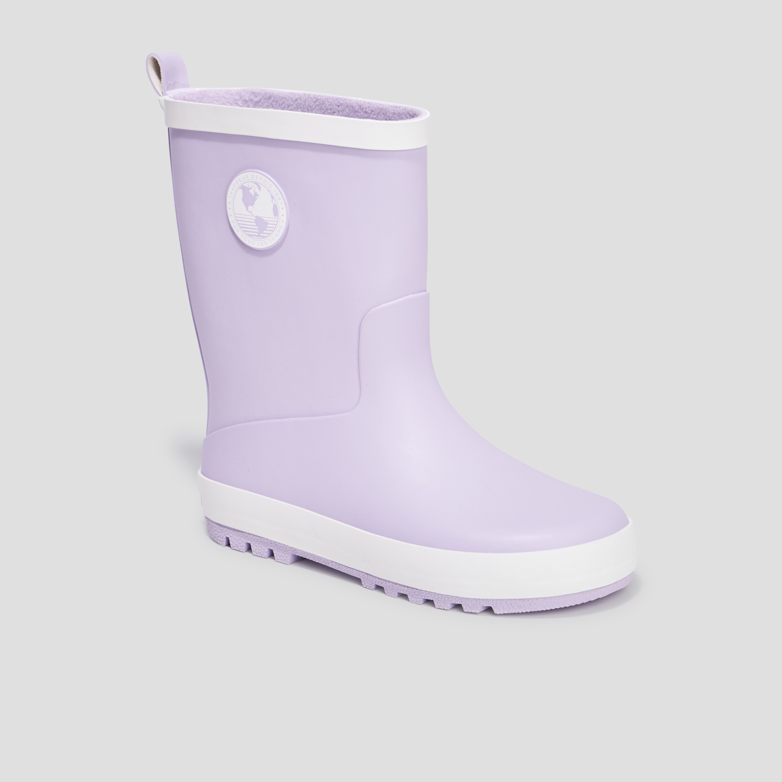 Bottes de pluie Trappeur parme fille | La Halle