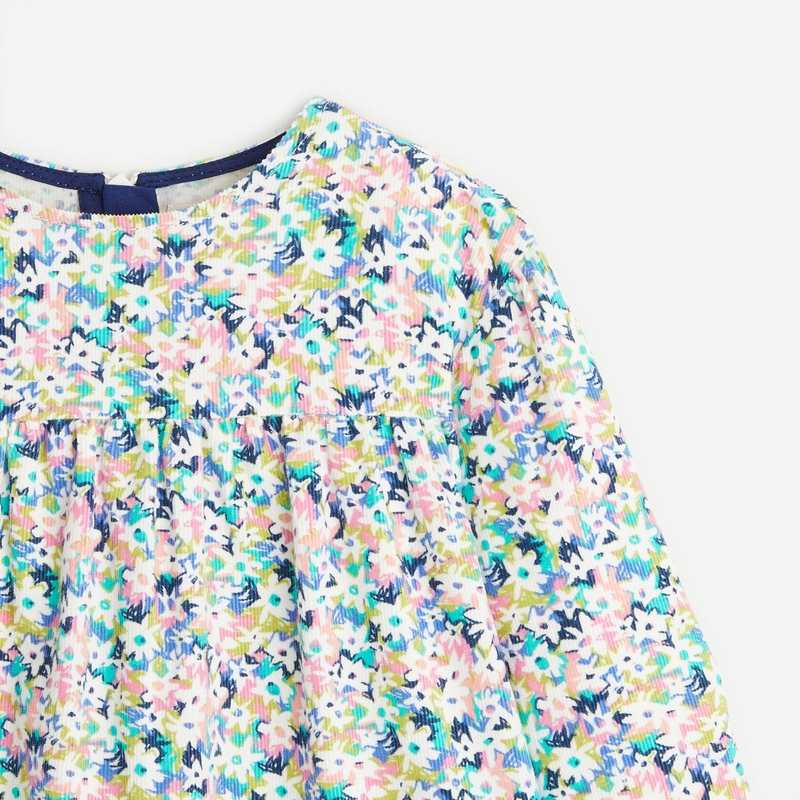 Robe fleurie bébé fille violettete Catimini