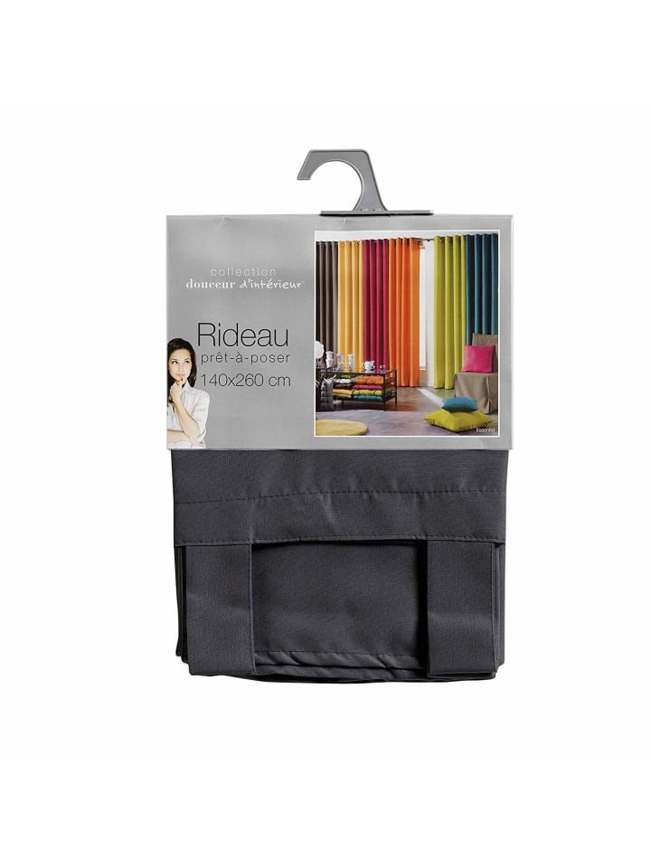Douceur d’Intérieur Vorhang in schwarz günstig kaufen onesize