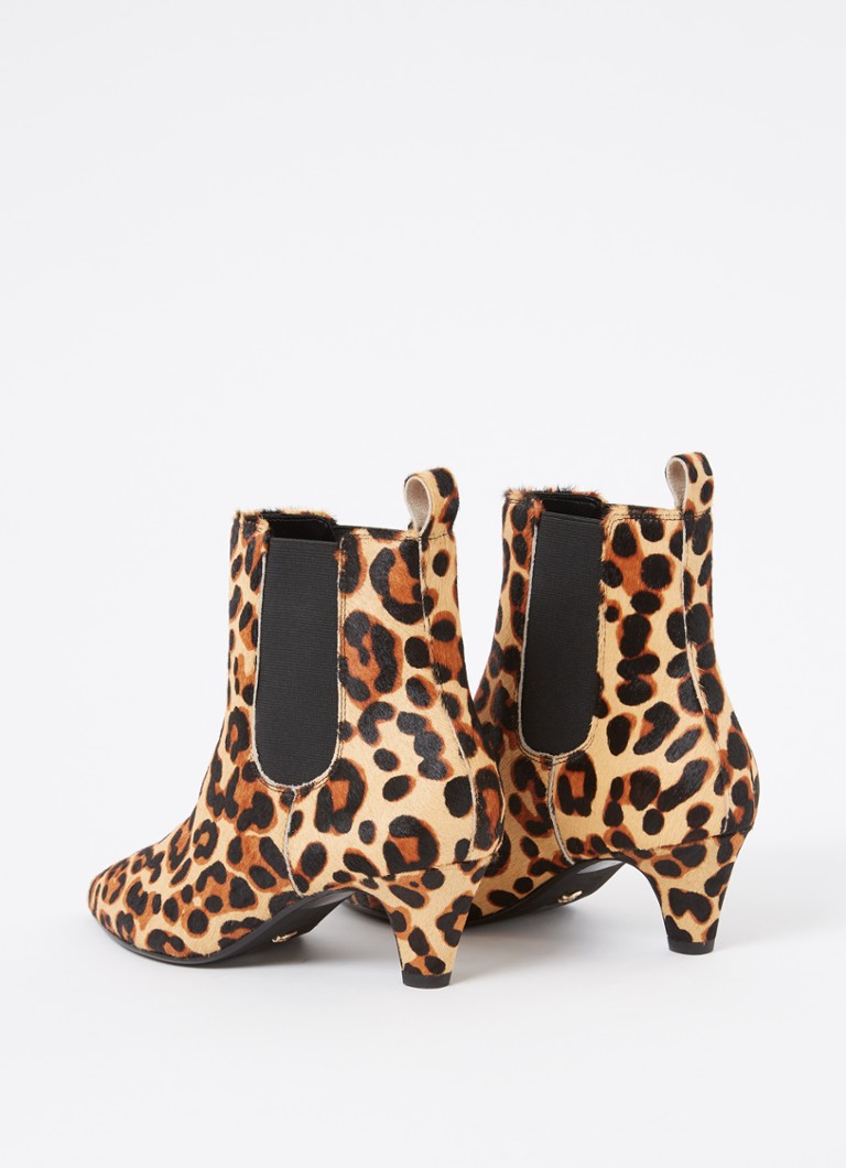 Stivaletto Chelsea Dune London Obvious con stampa leopardata