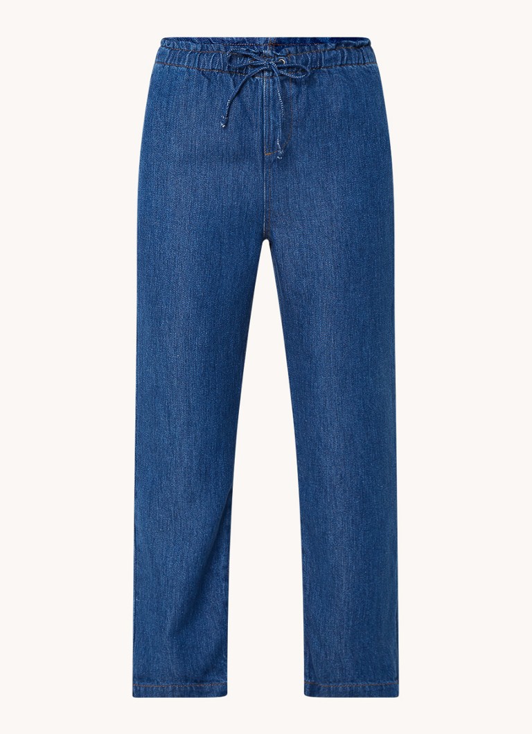 Pantaloni Cylinia din lyocell cu talie medie și croială dreaptă, creați de Gerard Darel.