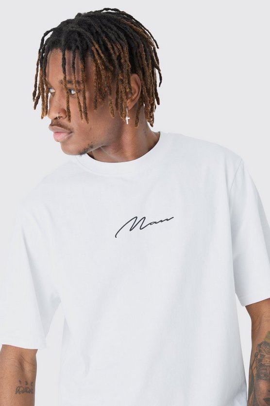 Tall Man Signature T-Shirt mit Print