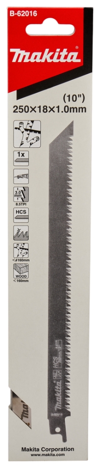 Makita Accessories B-62016 Σπαθόμαζα για ζωντανό ξύλο 230 mm