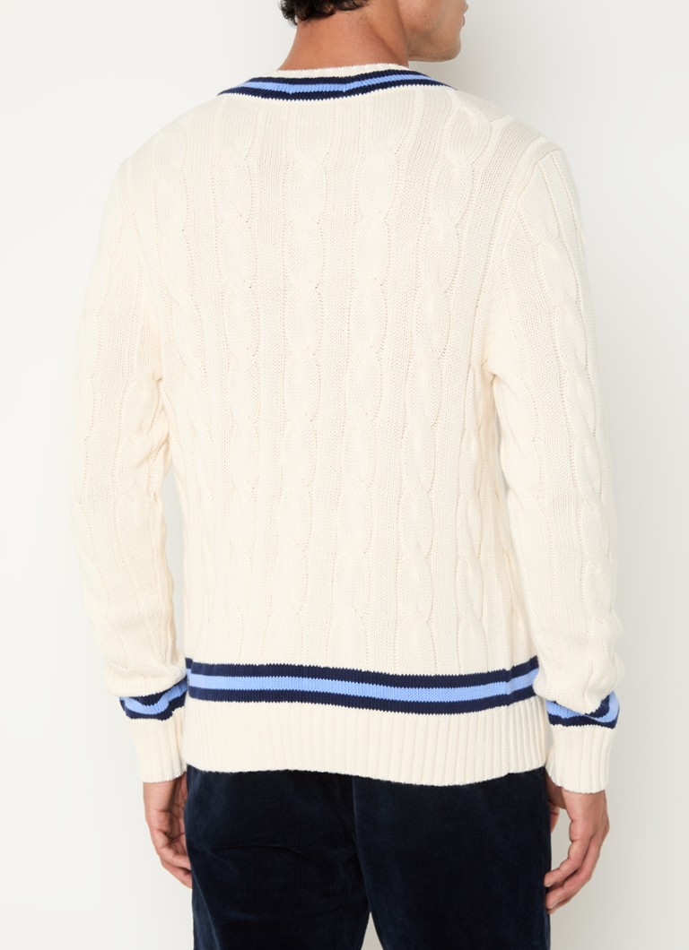 Ralph Lauren Cable-knit V-neck sweater