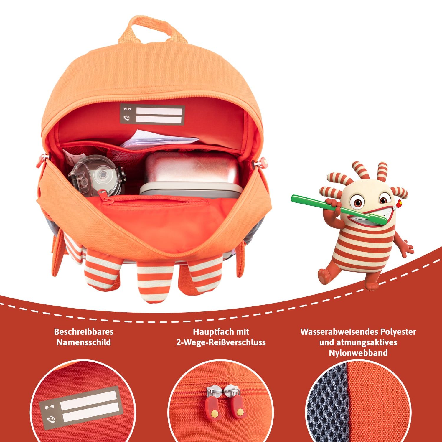 Skandika Sorgenfresser Saggo Kinderrucksack