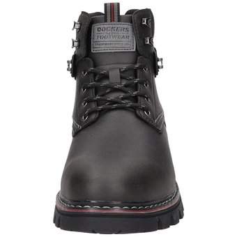 Dockers Schnür Boots in schwarz
