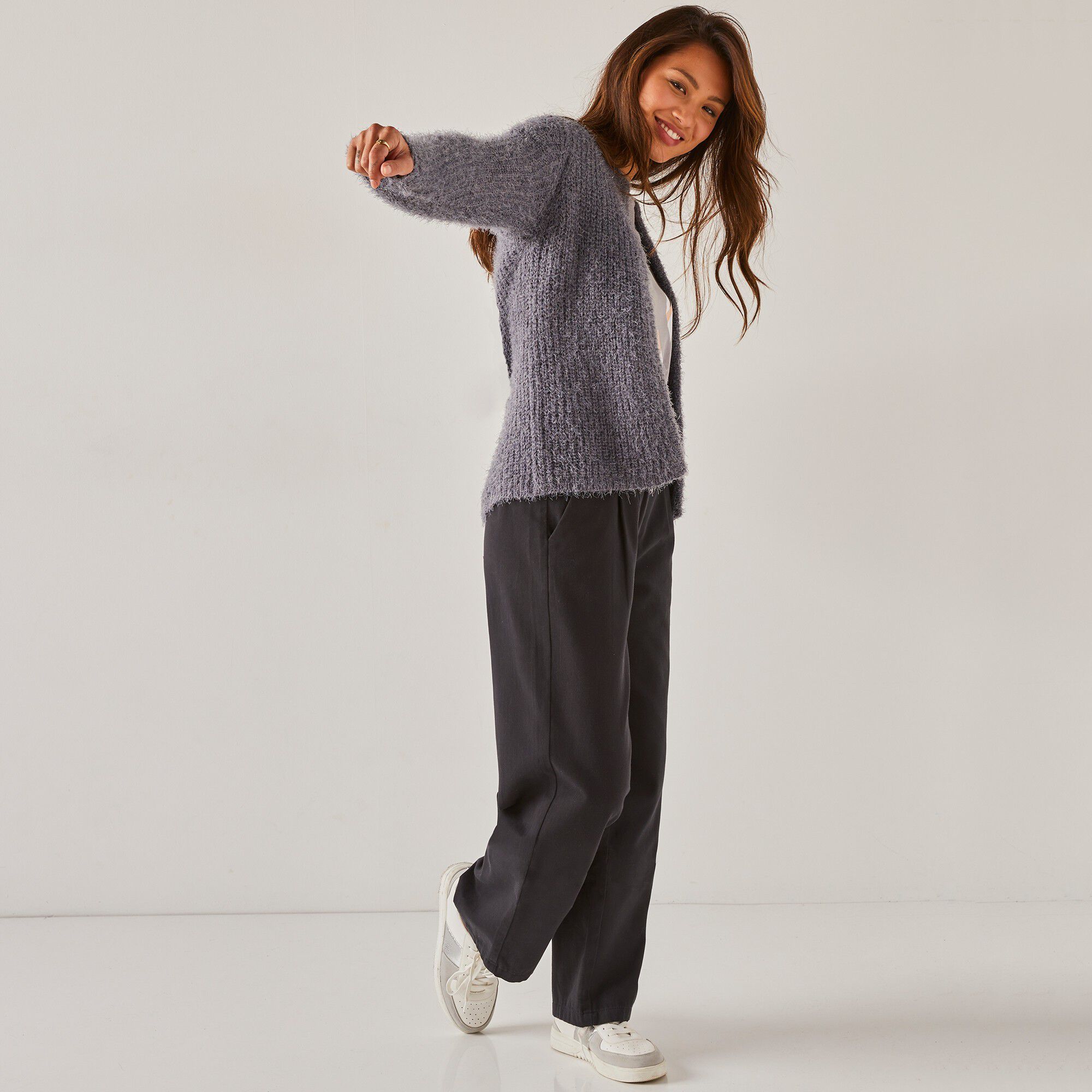 Pantalon droit large, spéciale petites