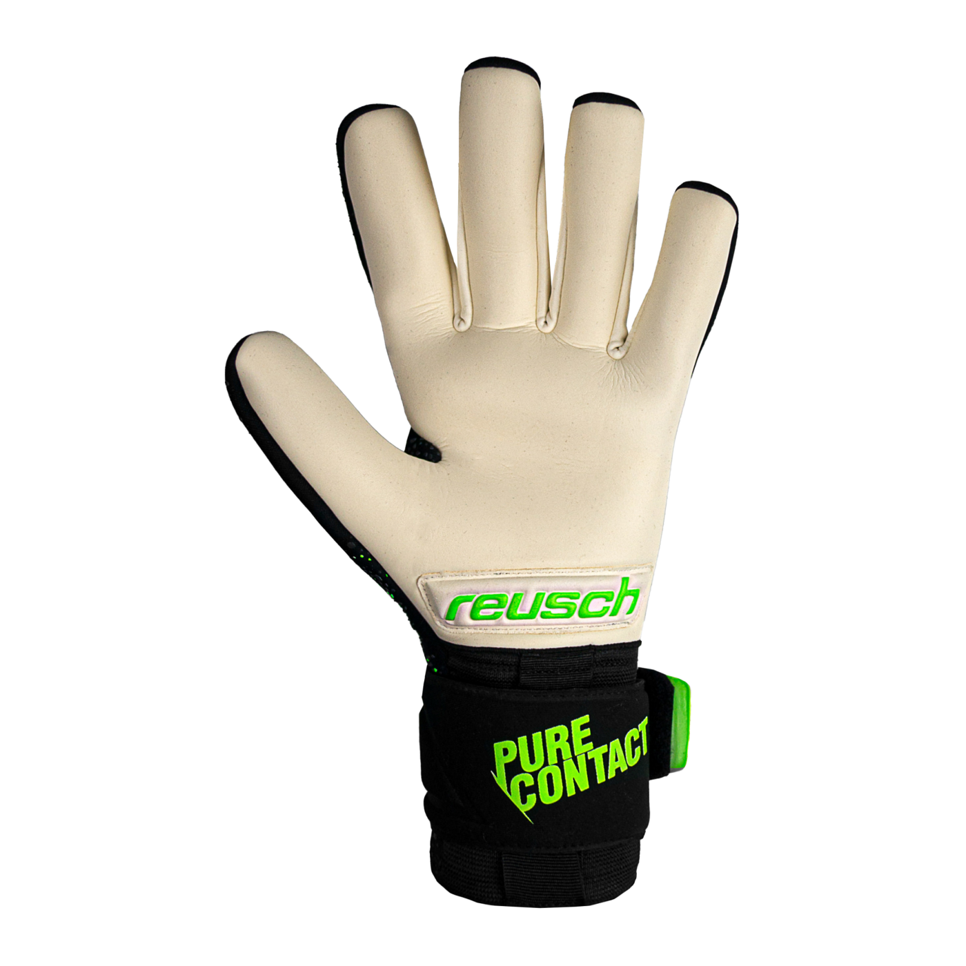 Reusch Pure Contact Gold Torwarthandschuh Schwarz Grün F7781