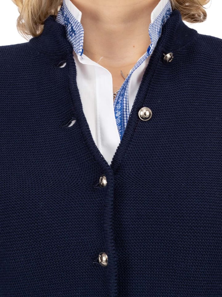 AlpSpur Strickjacke BIOSTYLE2 in dunkelblau günstig kaufen