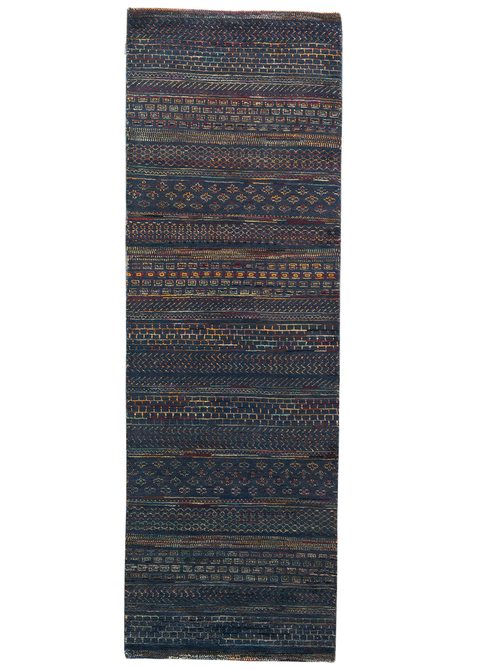 Contemporary Gabbeh ca. 83 x 247 cm, Unikat / Einzelstück