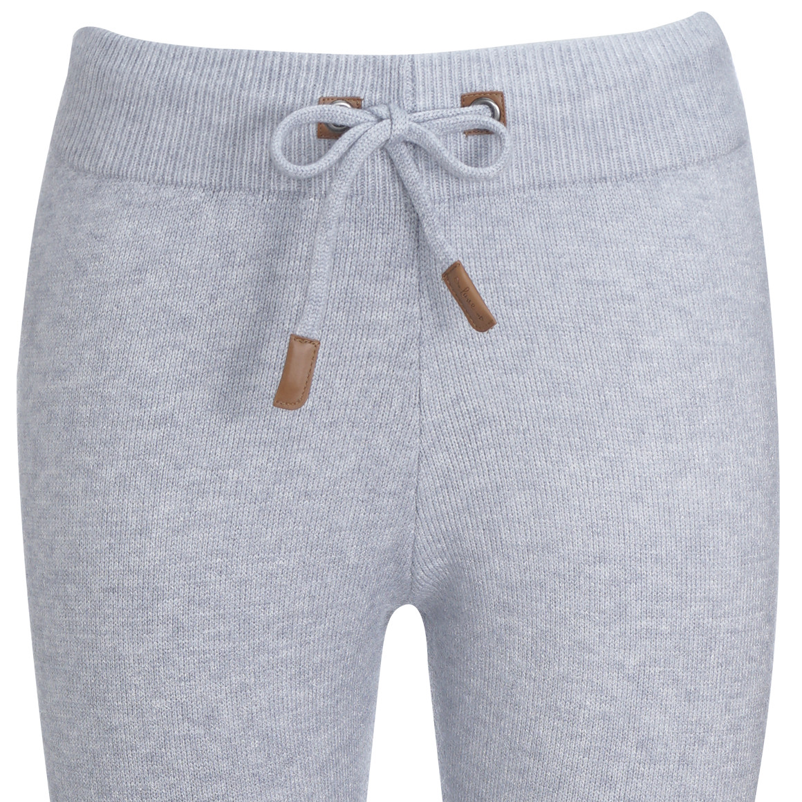 Damen Strickhose mit Tunnelzug