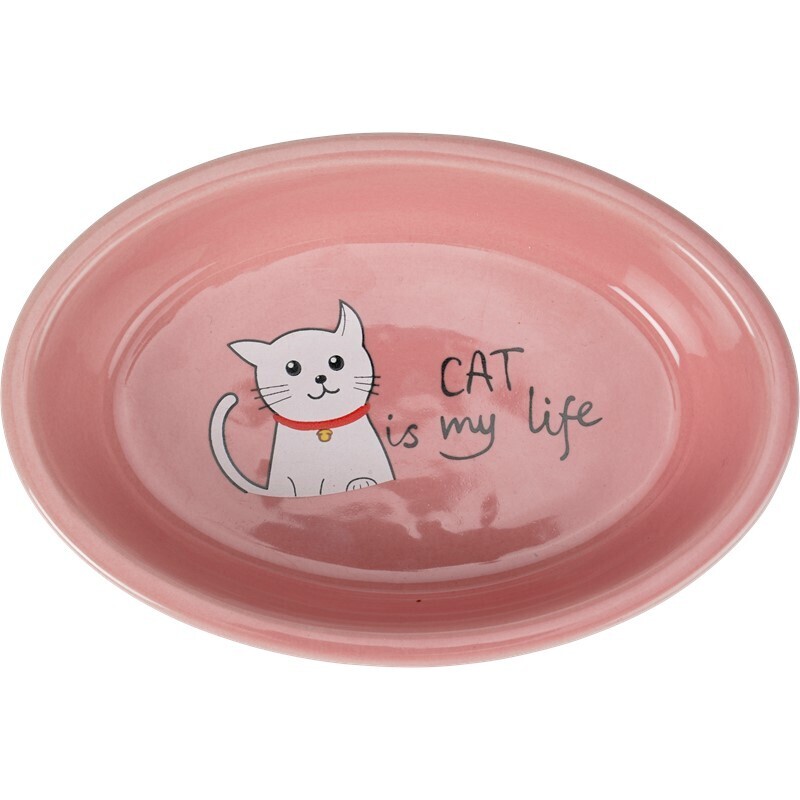 AniOne Futternäpfe AniOne Keramiknapf Cat love pink
