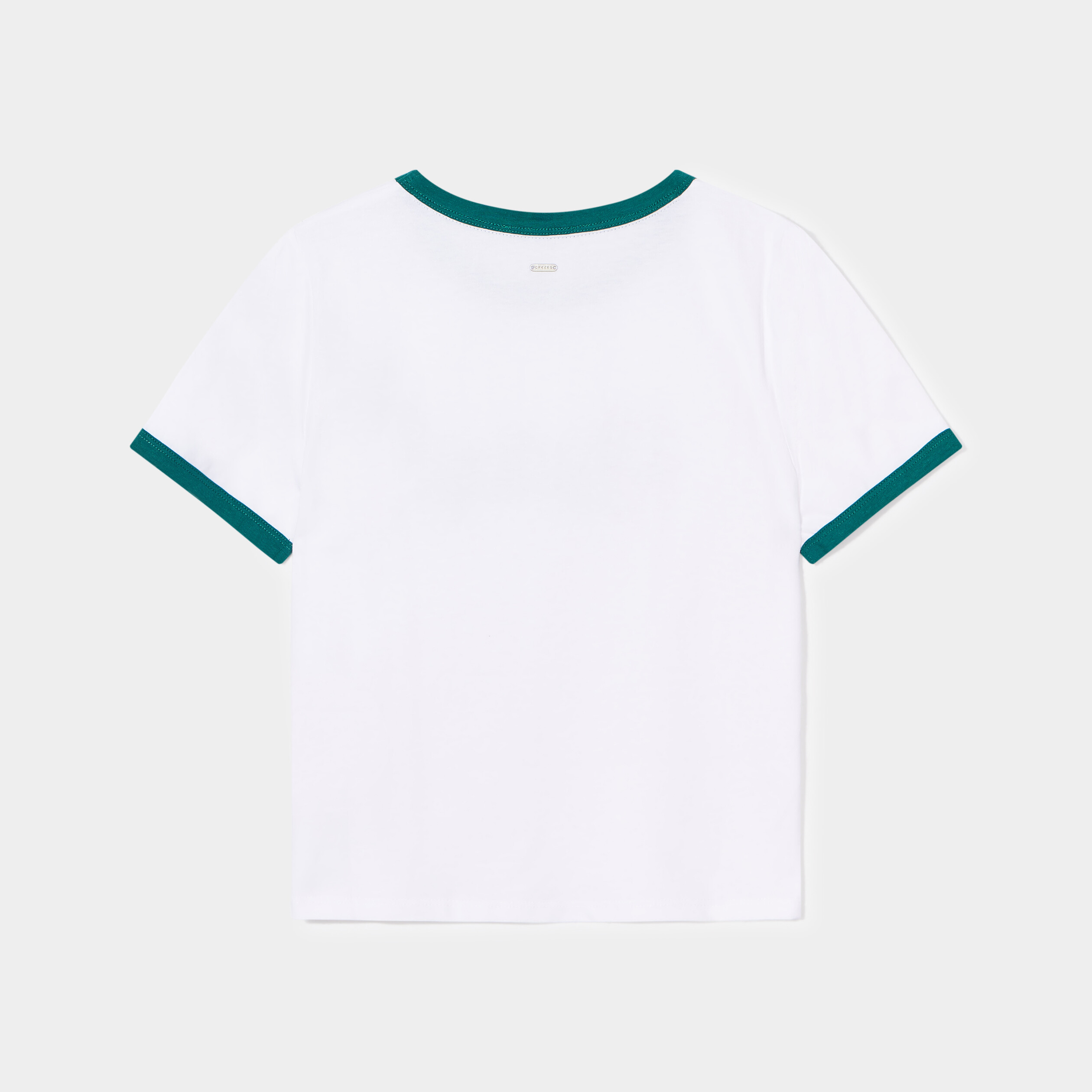 T-shirt ajusté manches courtes Creeks ecru femme | La Halle