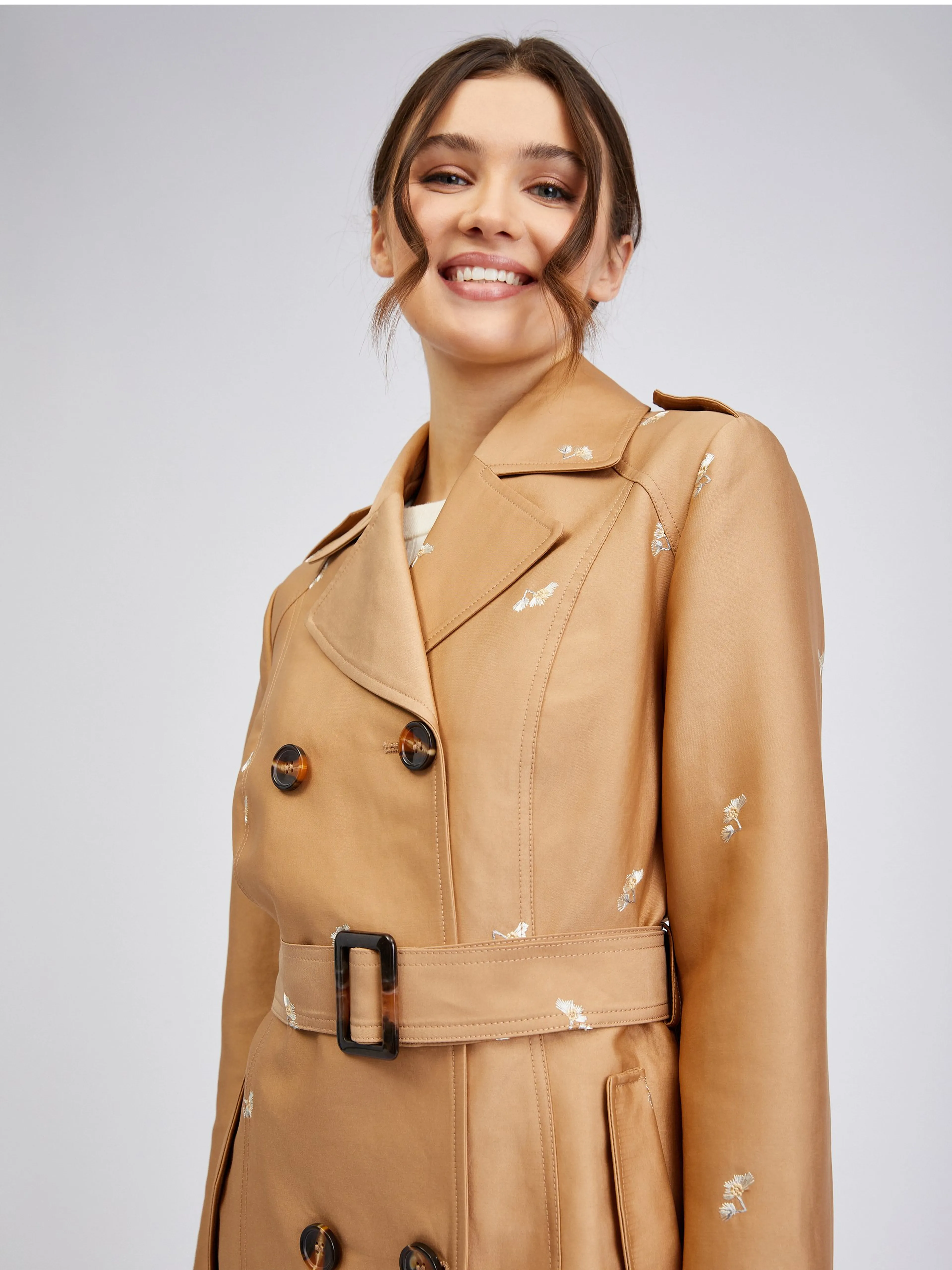 Hellbrauner Damen-Trenchcoat ORSAY
