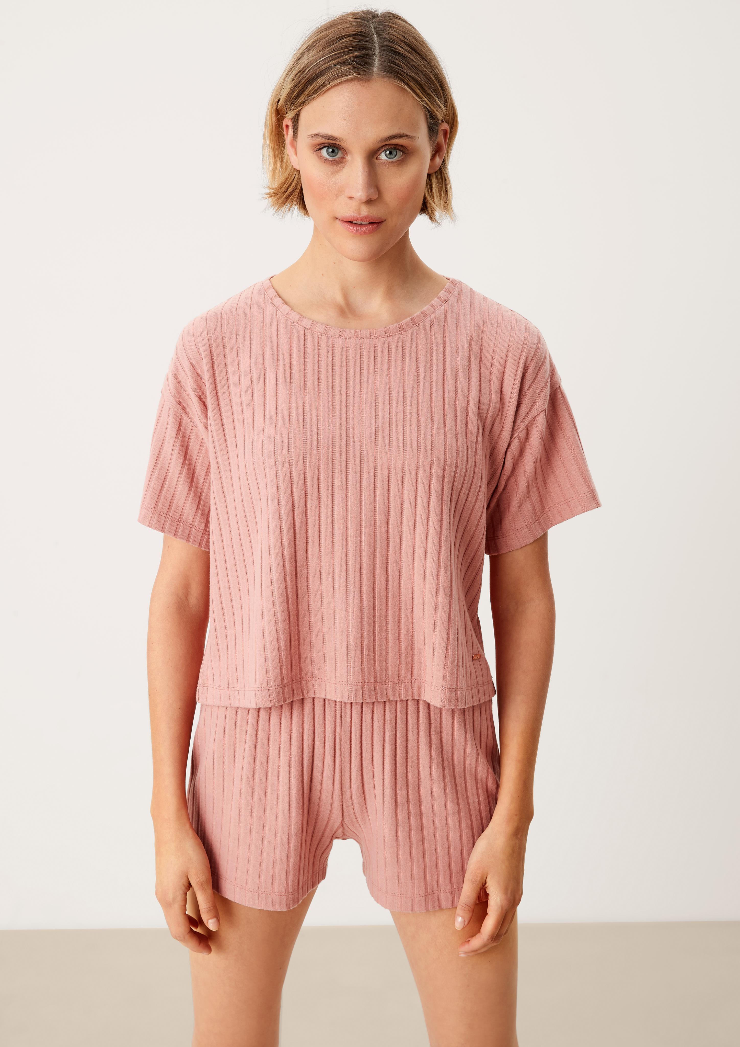 Shirt mit Rippstruktur  6006302-4100