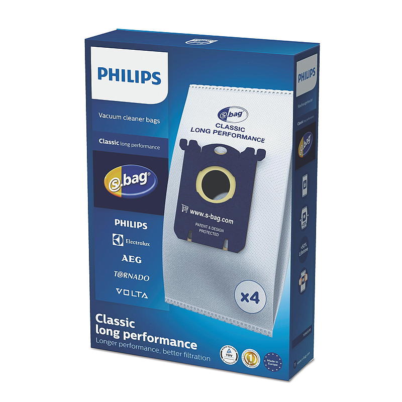 Philips Støvsugerposer Philips 4-pk, S-bag