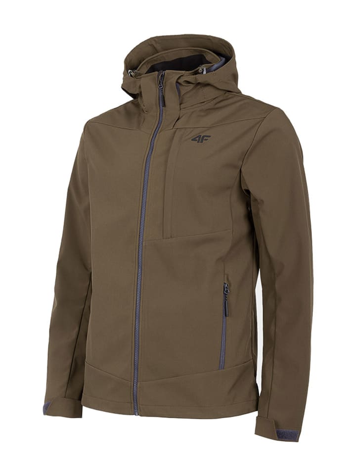 4F Softshelljacke in Hellbraun günstig kaufen S