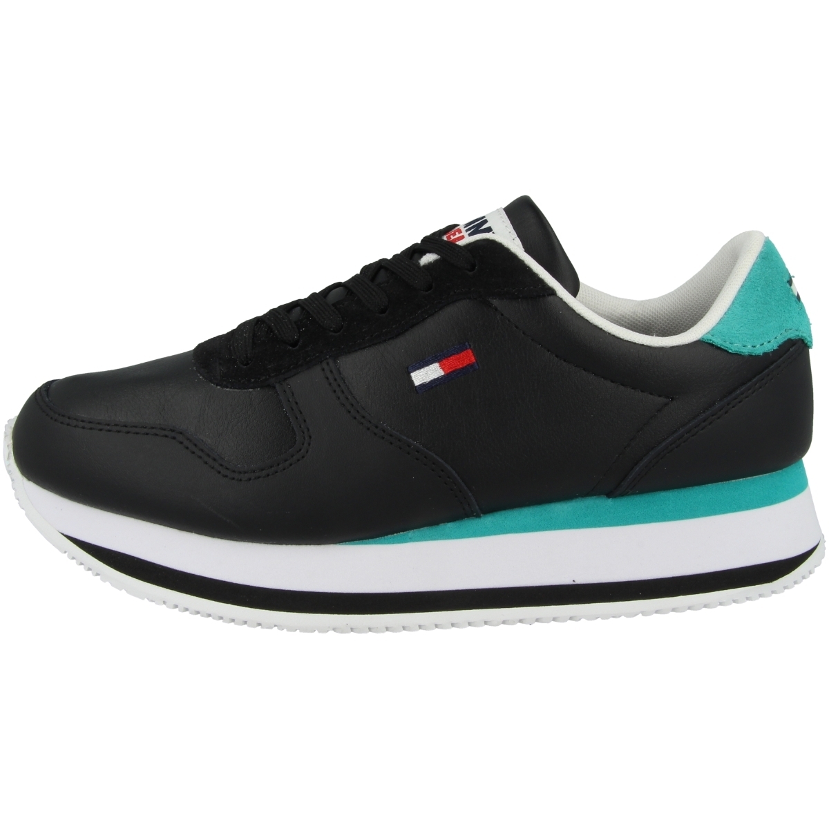 Tommy Hilfiger Tommy Jeans Flatform Essential Runner Sneaker low schwarz