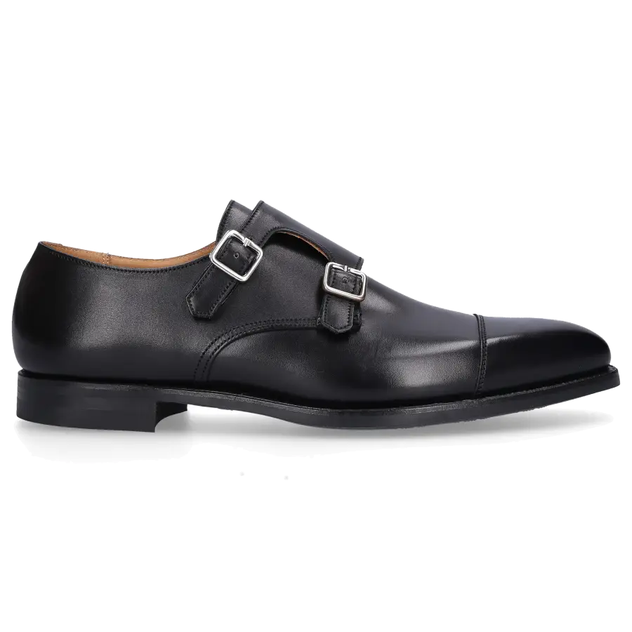 Crockett & Jones - Monk Schuhe LOWNDES schwarz - schwarz
