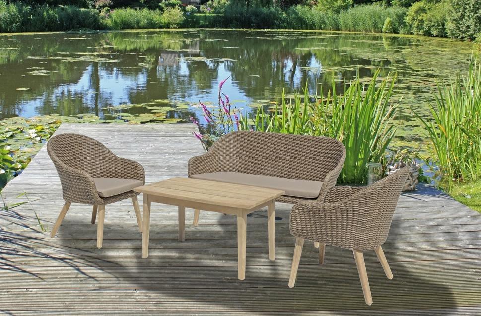 Garden Pleasure Harms Lounge-Gruppe PUEBLO 4tlg.