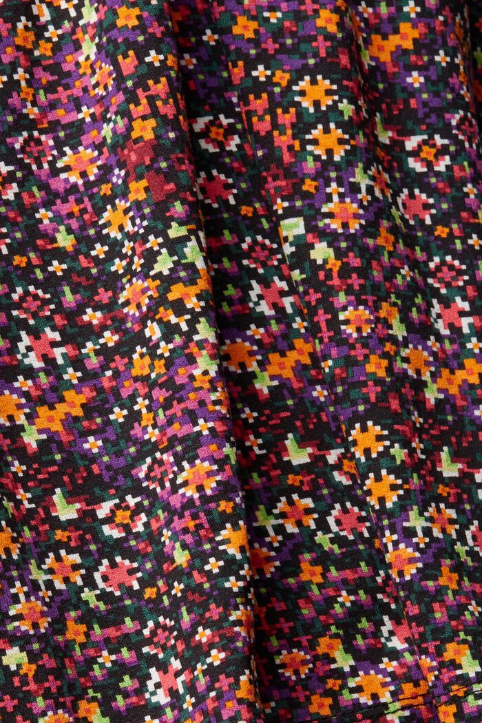 Longsleeve mit gekräuselter Blende, LENZING™ ECOVERO™