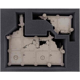 ** % SALE % ** Feldherr Schaumstoffeinlage für Kill Team: Sector Imperialis Ruinen (2 Teile)