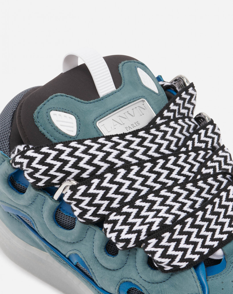 SNEAKERS CURB EN CUIR