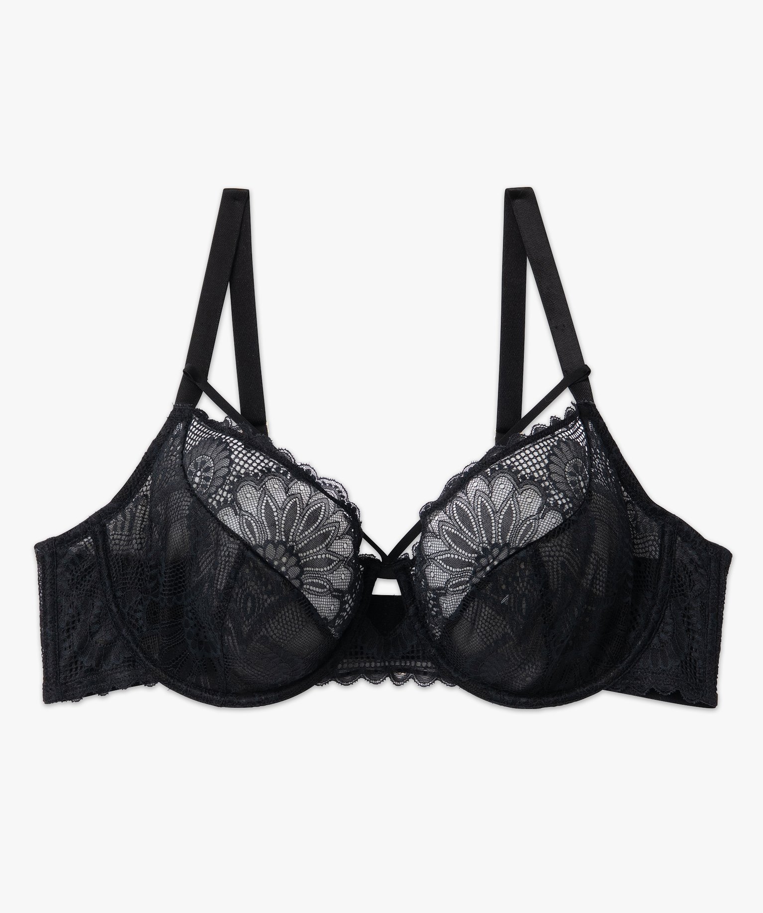 Soutien-gorge emboitant grande taille à armatures noir | GEMO
