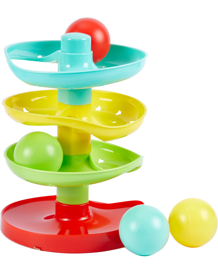 Bunte Kugelbahn